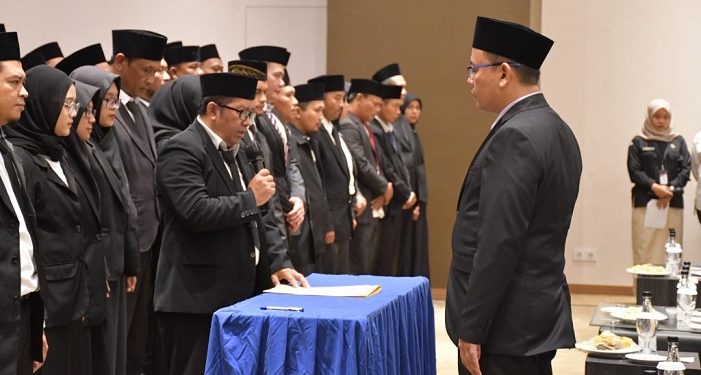 KPU Majalengka Lantik 130 Anggota PPK, Ini Pesan Bupati Karna