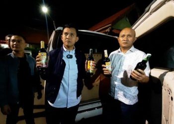 Satnarkoba Polres Ciko Berhasil Sita 1.125 Botol Miras dalam Sehari