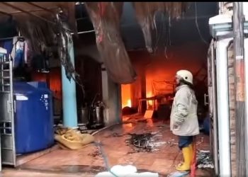 Satu Orang Tewas Akibat Kebakaran Rumah Laundry di Kedawung Cirebon