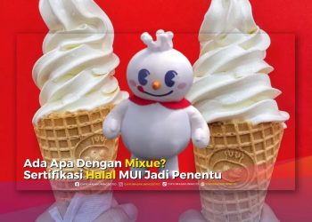 ilustrasi sertifikasi halal MUI untuk es krim mixue
