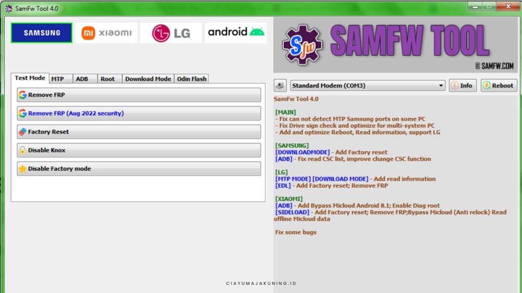 SamFW Tool 4.0