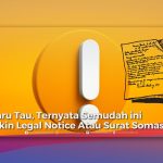 Ilustrasi Legal Notice Atau Surat Somasi