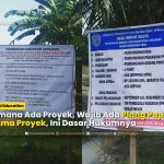 contoh plang papan nama proyek