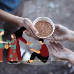 gambar ilustrasi pemberiian fidyah, kafarat, infaq, sedekah