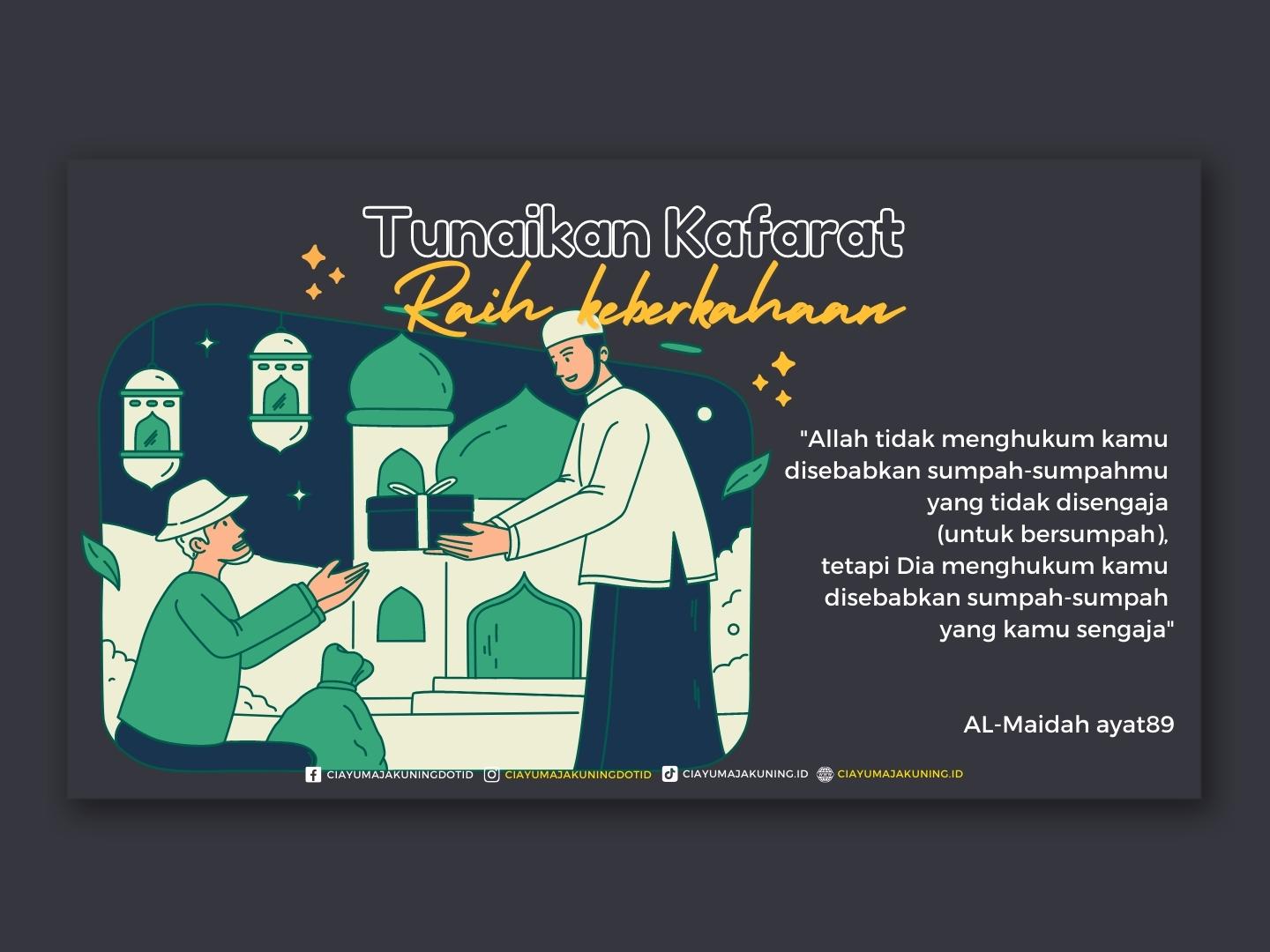 gambar ilustrasi membayar kafarat