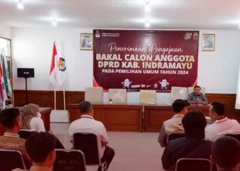 Hanya Partai Garuda yang Tak Daftarkan Bacalegnya ke KPU Indramayu