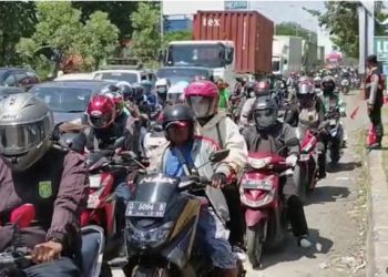 Polresta Cirebon Kembali Terapkan Sistem One Way Menuju Jakarta di GT Palimanan