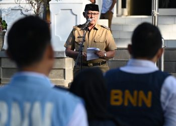 Pemkab Kuningan Gelar Upacara Peringatan Hari Anti Narkotika Sedunia 2023