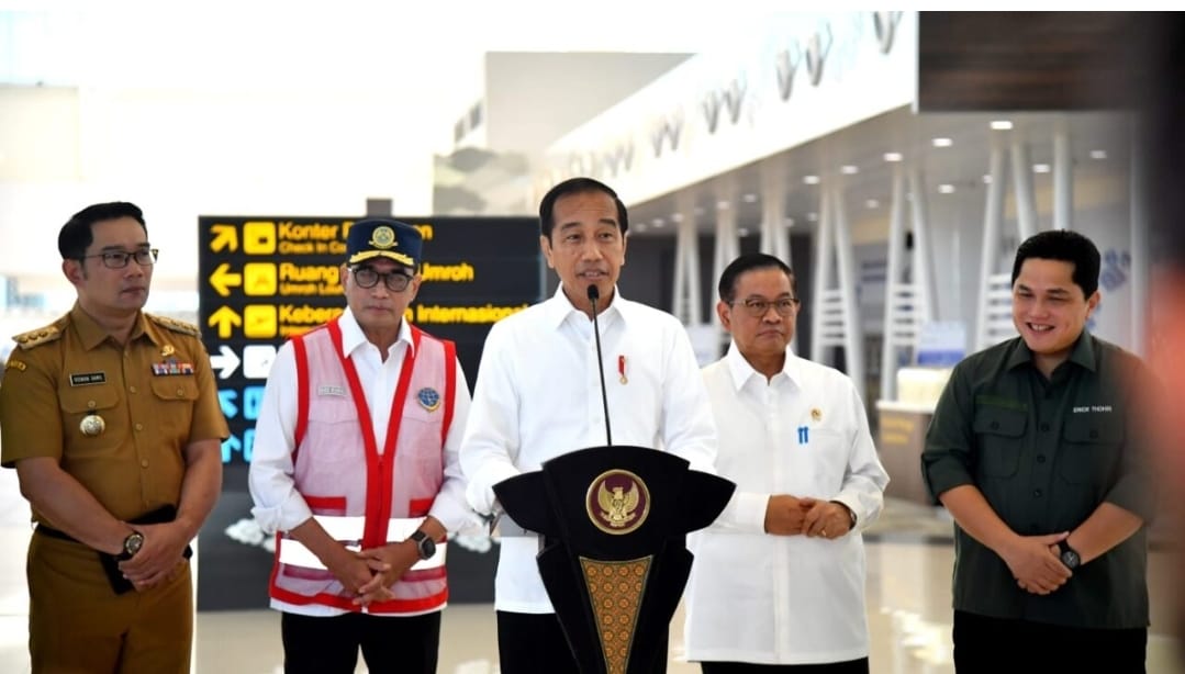 Presiden Joko Widodo memastikan Bandara Kertajati Majalengka beroperasi penuh mulai bulan Oktober 2023