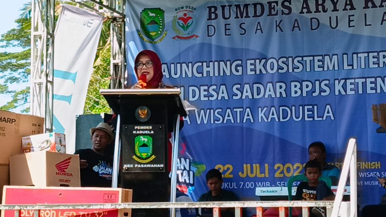 Launching Ekosistem Literasi Digital di Desa Kaduela Kabupaten Kuningan