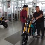 Minimoto, inovasi kendaraan listrik besutan siswa SMK Muhammadiyah Lemahabang Cirebon.