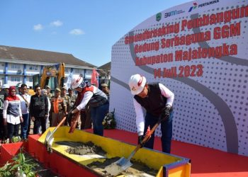 Bupati Majalengka Groundbreaking Pembangunan Gedung GGM