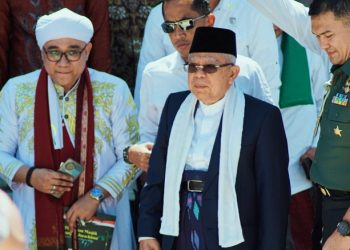 Wapres Ma’ruf Amin Resmikan Masjid Syarif Abdurachman Gunungjati Cirebon