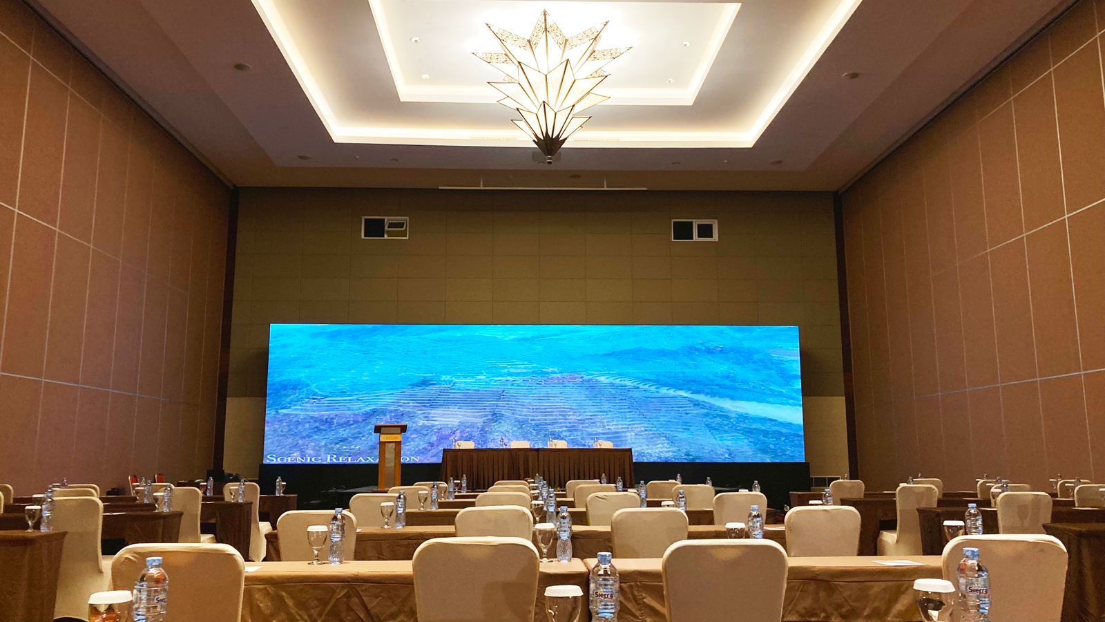 Fasilitas baru videotron di The Luxton Hotel Cirebon & Convention