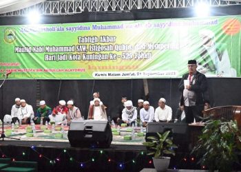 Bupati Kuningan Hadiri Tabligh Akbar Maulid Nabi Majelis Dzikir Syamsi Syumum