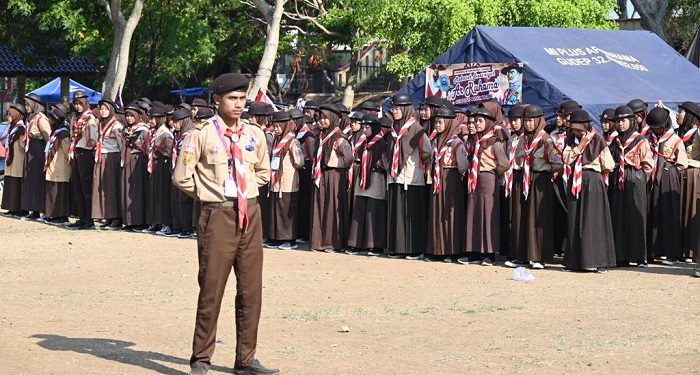 1191 Anggota Pramuka Saka Wisata Kuningan Ikuti Perkemahan Hari Sumpah Pemuda