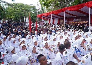 Kirab Pemilu 2024 KPU Indramayu Sasar Pemilih Pemula Guna Tingkatkan Partisipasi