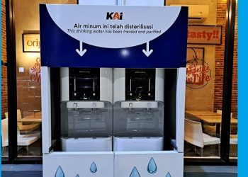 KAI Cirebon: Water Station Hadir Guna Kurangi Sampah Plastik
