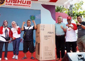 Kemeriahan Dishub Indramayu Gelar Sosialisasi Keselamatan Berkendara