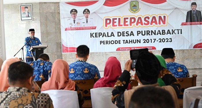 Lepas 94 Kades Purnabakti, Bupati Kuningan: Mereka Punya Predikat Ketokohan