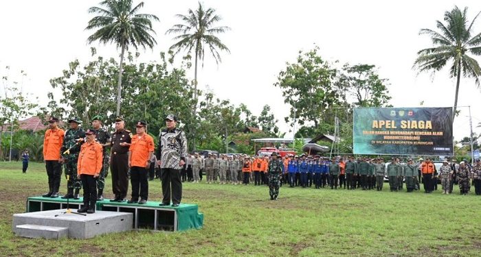 Masuki Musim Hujan, Pemkab Kuningan Gelar Apel Kesiapsiagaan Bencana