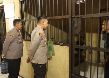 Kapolres Majalengka Cek Kebersihan dan Kesehatan Penghuni Rutan Mapolres