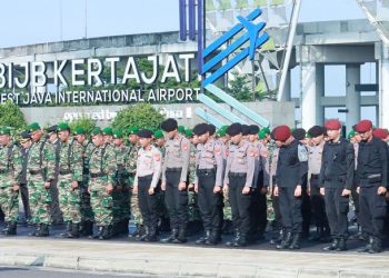 Kapolres Majalengka Hadiri Peringatan Hari Bhakti Imigrasi ke-74 di Bandara Kertajati