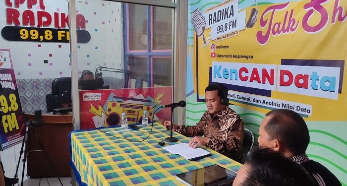 Diskominfo Majalengka Perkenalkan Program ‘Kencan Data’ di Radika FM