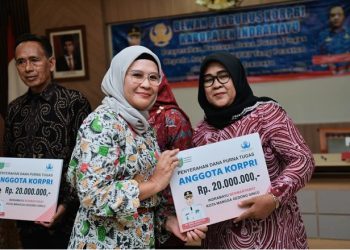103 Anggota Purnatugas Korpri Indramayu Dapat Dana Pensiun Rp3 Miliar
