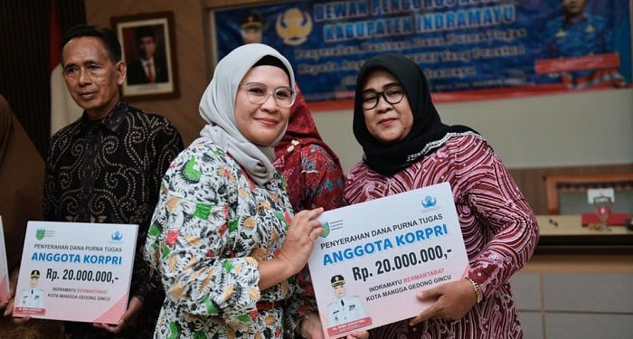 103 Anggota Purnatugas Korpri Indramayu Dapat Dana Pensiun Rp3 Miliar