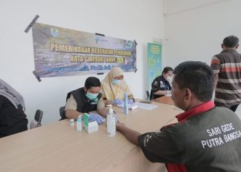 Dishub Kota Cirebon Pasang Sarpras Arus Mudik 2024 Mulai Hari Ini