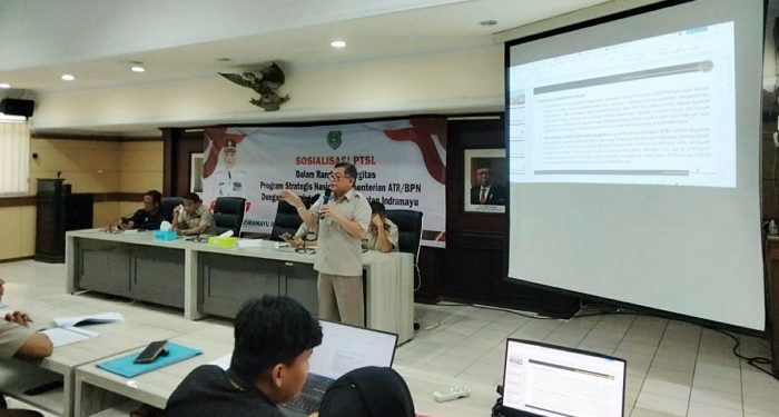 Kementerian ATR/BPN Sosialisasikan Program PTSL di Setda Indramayu