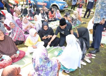 Dinsos Kuningan Ajak KPM Bansos Makan Siang Bersama di Gedung Linggajati