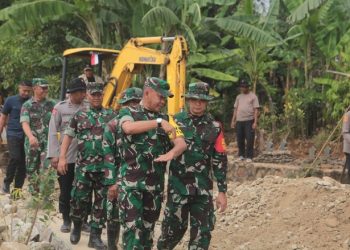 Kodim 0620 Gelar TMMD ke-121 di Desa Kubang Talun Cirebon