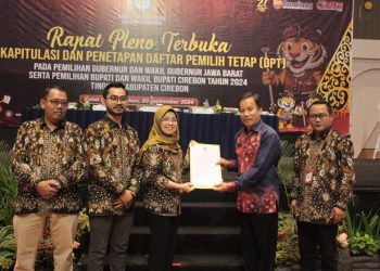 KPU Kabupaten Cirebon Tetapkan DPT Pilkada 2024 Sebanyak 1.744.235 Pemilih
