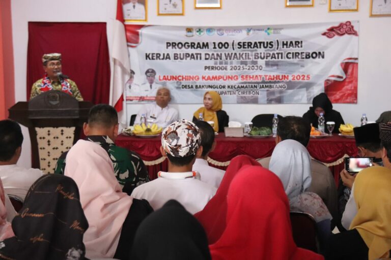 Bupati Cirebon Luncurkan Program Desa Sehat di Bakung Lor, Jadi Percontohan bagi Desa Lain