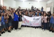 Creating Viral Content: Myths and Realities bersama Priska Sahanaya dan Beauty Class Fanbo di SMA PSKD 4