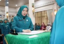 Ketua Tim Posyandu dan Bunda PAUD Kota Cirebon Dikukuhkan