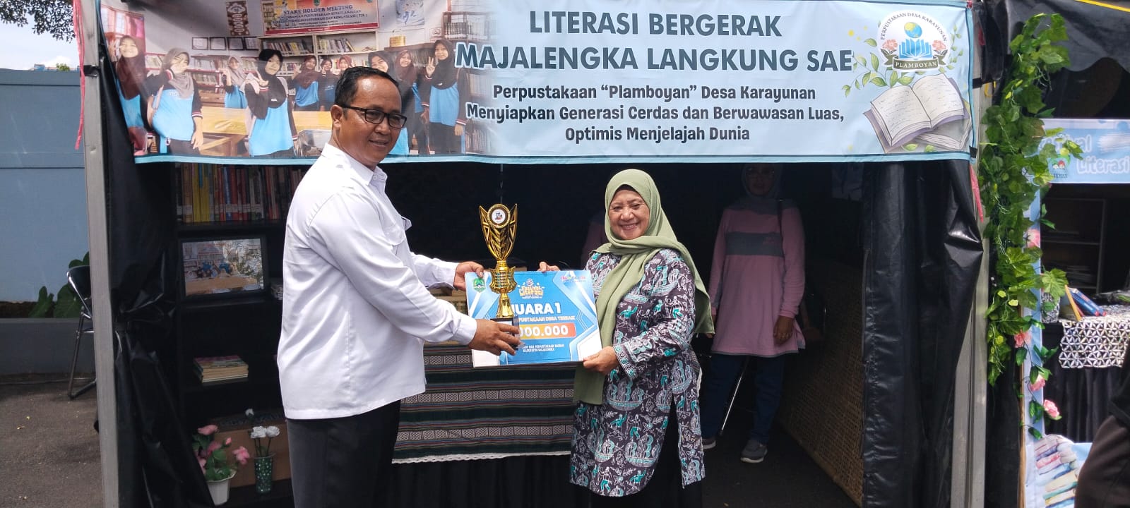Perpusdes Plamboyan Karayunan Raih Juara Pertama Tingkat Kabupaten Majalengka