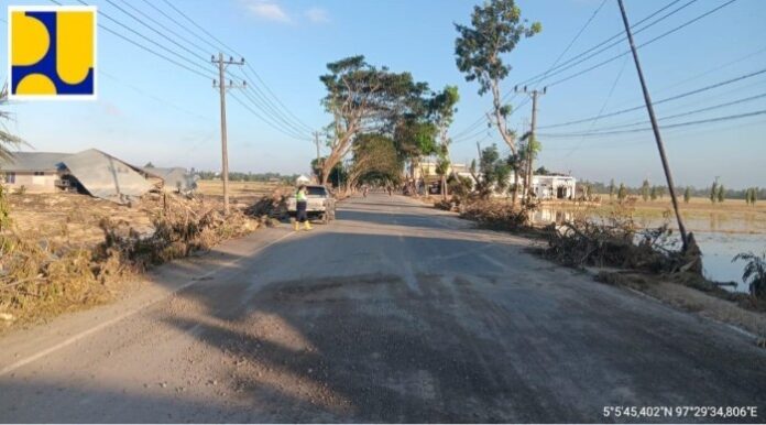Kementerian PU Gerak Cepat Pulihkan Fungsi Sejumlah Jalan Nasional di Aceh Pascabencana Banjir dan Longsor