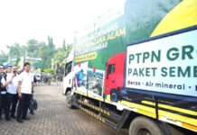 PTPN Group Bergerak Cepat, Salurkan Bantuan Pangan untuk Korban Bencana Alam di Sumatera