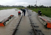 Luapan Air di Petak Jalan Cianjur – Cibeber Tidak Mengganggu Perjalanan KA Siliwangi