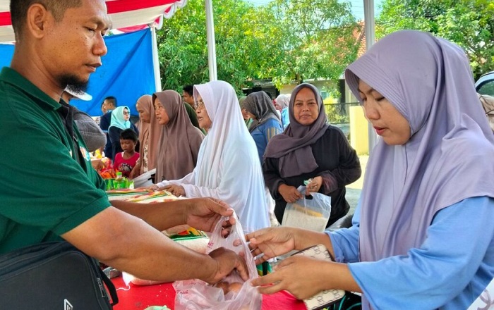 DKPP Gelar Gerakan Pangan Murah di Karangsembung Cirebon