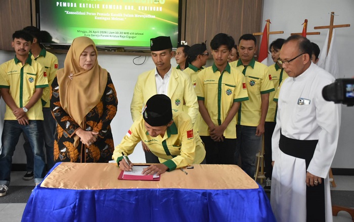 Wabup Kuningan: Pemuda Katolik Garda Terdepan Jaga Harmoni