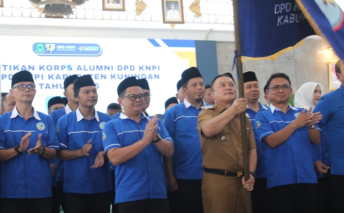 Bupati Dian Didaulat Jadi Ketua Korps Alumni KNPI Kuningan
