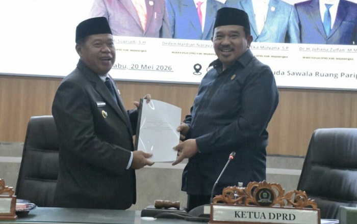 DPRD Majalengka Terima Empat Raperda yang Diajukan Pemkab
