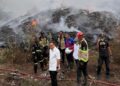 Bupati Dian Pantau Kebakaran di TPS Ciniru Jalaksana Kuningan