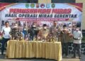 Polres Majalengka Musnahkan Hampir 20 Ribu Botol Miras