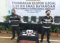 Bea Cukai Cirebon Bongkar Penyelundupan 5,25 Kg Emas di Bandara Kertajati