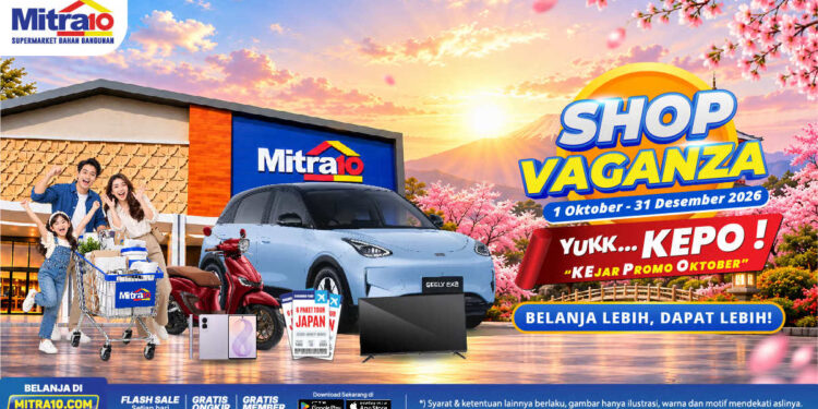 Shopvaganza 2026 Hadir di Mitra10, Ada Mobil Listrik hingga Paket Liburan ke Jepang